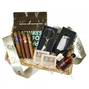 CGars Exclusive Cigar Hamper - Gift Sampler - 4 Cigars and Accessories