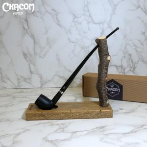 Chacom Vieille Bruyere 275 Black Smooth Metal Filter Fishtail Pipe (CH504)