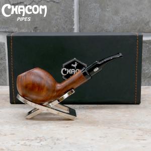 Chacom Anton Matte Brown Smooth Metal Filter Fishtail Pipe (CH541)