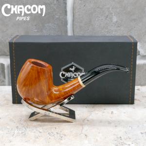 Chacom Grand Cru Natural Smooth Bent Metal Filter Fishtail Pipe (CH597)