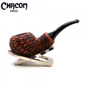 Chacom Reverse Calabash Rustic Brown Straight Pipe (CH734)