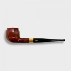 Chacom Old Briar 159P Natural Smooth Metal Filter Fishtail Pipe (CH814)