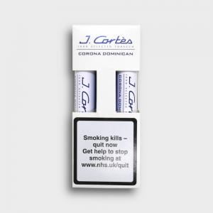 J. Cortes High Class Dominican Cigar - White - Pack of 2