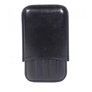 Hamlet Classic - Black Leather - 5 Finger Cigarillo Case