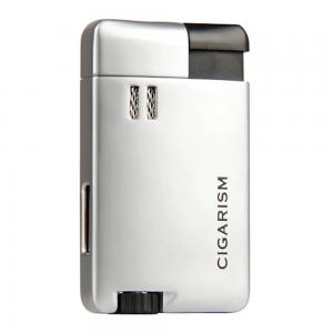 Cigarism Windproof Single Jet Flame Cigar Lighter - Silver