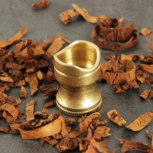 Cigarism Copper Cigar Stand & Punch Cutter - Brass
