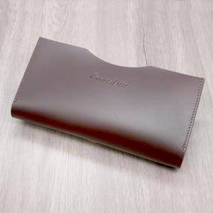 Cigarism Leather Humidor Travel Case Sleeve - Brown