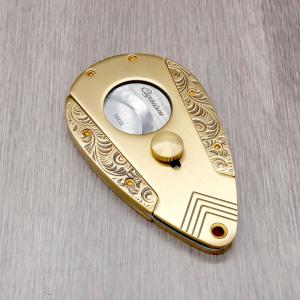 Cigarism Stainless Steel Cigar Cutter - 52 Ring Gauge - Gold