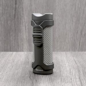 Cigarism Single Torch Jet Flame Cigar Lighter & Punch Cutter - Gunmetal