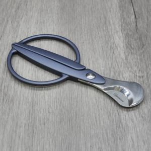 Cigarism Stainless Steel Cigar Cutter Scissors - Blue