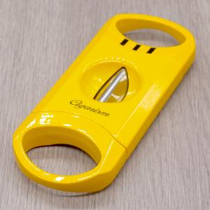 Cigarism Gloss Finish V-Cut Cigar Cutter - Yellow - 60 Ring Gauge