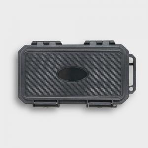 Cigarism Hard Shell Cigar Travel Case - 3 Cigar Capacity - Black