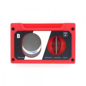 Cigarism Cassette Style 3 in 1 Cigar Cutter - Red