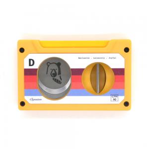 Cigarism Cassette Style 3 in 1 Cigar Cutter - Yellow