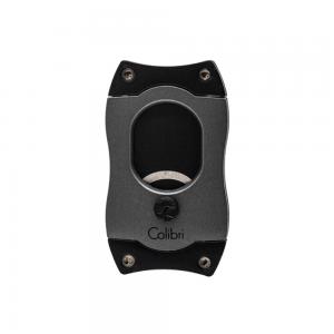 Colibri S Cut Brushed Metal Cigar Cutter - Gunmetal & Black