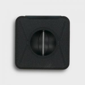 Angelo 3 in 1 V-Cutter, 8mm Punch & Twin Spike Cigar Pick - Black - 60 Ring Gauge