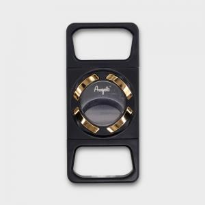 Angelo Double Blade Guillotine Cutter - Black & Gold - 64 Ring Gauge
