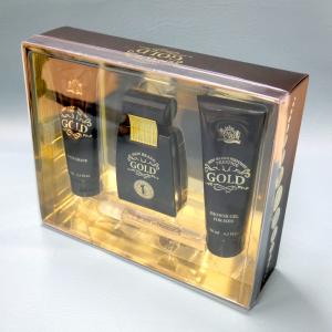 New Brand Prestige Gold For Men - 4 Piece Gift Set