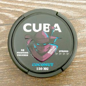 Cuba Ninja Edition Nicotine Pouches - 150mg - Coconut - 1 Tin