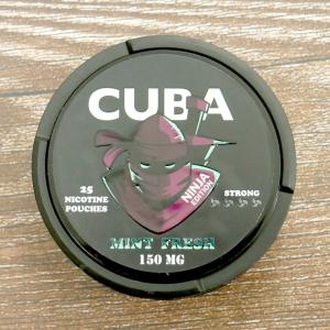 Cuba Ninja Edition Nicotine Pouches - 150mg - Fresh Mint - 1 Tin