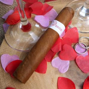 Wedding Cigar Band - BRIDE - Red Celtic Knot Heart Design