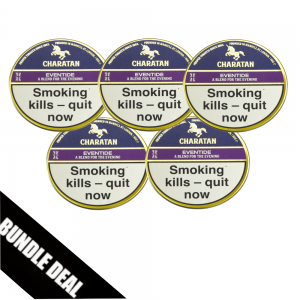 BUNDLE DEAL - Charatan Eventide Mixture (Formerly Raisin & Citrus) Pipe Tobacco - 5 x 50g Tin
