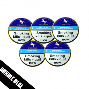 BUNDLE DEAL - Charatan First Bowl (Formerly Floral & Lemon) Pipe Tobacco - 5 x 50g Tin