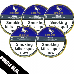 BUNDLE DEAL - Charatan Rolls (Formerly Plum & Raisin) Pipe Tobacco - 5 x 50g Tin