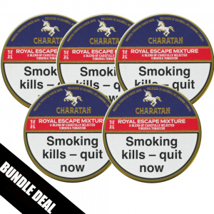 BUNDLE DEAL - Charatan Royal Escape (Formerly Plum) Pipe Tobacco - 5 x 50g Tin