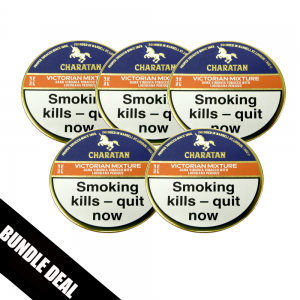 BUNDLE DEAL - Charatan Victorian Mixture (Formerly Dark Fruit & Citrus) Pipe Tobacco - 5 x 50g Tin