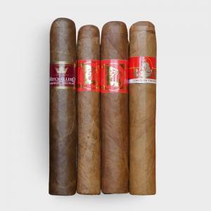 CHINESE NEW YEAR FLASH SALE - Red and Gold Sampler - 4 Cigars