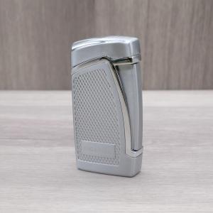 Cigarism Jet Flame Cigar Lighter & Punch Cutter - Silver