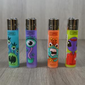 Clipper Lighter Monster Weed - 1 Lucky Dip Design