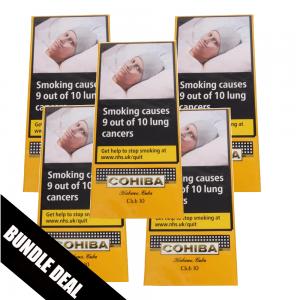 Cohiba Club Cigarillos - 5 x Pack of 10 (50) Bundle Deal