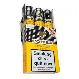 Cohiba Medio Siglo Tubed Cigar - Pack of 3