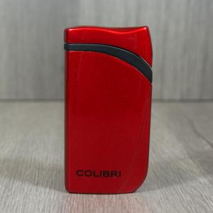 Colibri Falcon Metallic Single Jet Lighter - Red