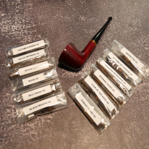 Cornell & Diehl Full Smoke Assessor Brog Pipe Tobacco Sampler - Pipe & 12 x 5g