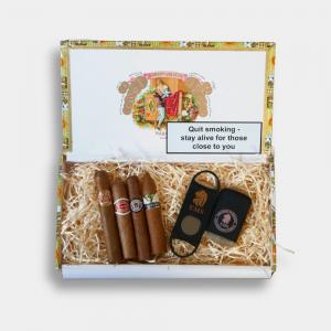 Cuban Beginners Gift Box Sampler - 4 Cigars & Accessories