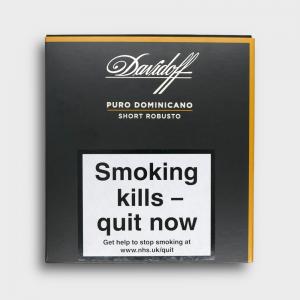 Davidoff Puro Dominicano Short Robusto Cigar - Pack of 5