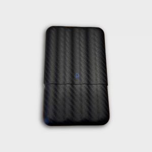 Dominique London Signature Carbon Fibre Cigar Case - Holds 4 Cigars