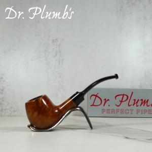 Dr Plumb Scorpio Semi Bent Briar Metal Filter Fishtail Pipe (DP272)