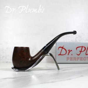 Dr Plumb City Matt Bent Metal Filter Fishtail Briar Pipe (DP316)