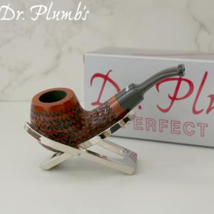 Dr Plumb Dinky Flat Bottom Metal Filter Fishtail Briar Pipe (DP365)