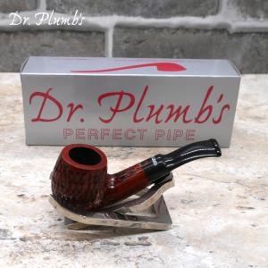 Dr Plumb Dinky Rustic Metal Filter Fishtail Briar Pipe (DP410)