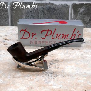 Dr Plumb City Matt Metal Filter Fishtail Briar Pipe (DP421)