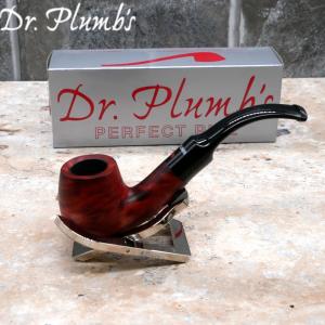 Dr Plumb City Matt Metal Filter Fishtail Briar Pipe (DP435)