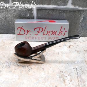 Dr Plumb City Matt Metal Filter Fishtail Briar Pipe (DP446)