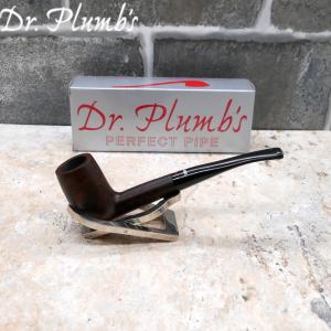 Dr Plumb City Matt Metal Filter Fishtail Briar Pipe (DP456)