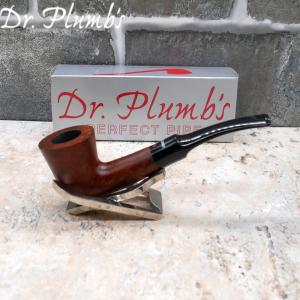 Dr Plumb City Matt Metal Filter Fishtail Briar Pipe (DP457)