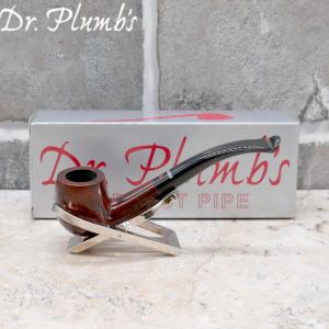 Dr Plumb 3/4 OZ Metal Filter Bent Dental Briar Pipe (DP467)